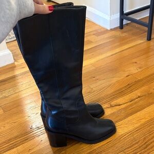 Seychelles Black Heeled Boots